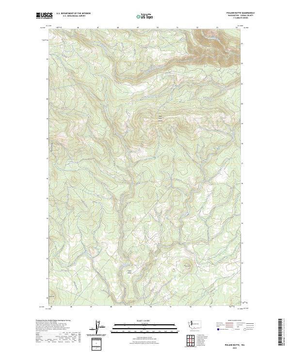 USGS Topographic Map – Poland Butte