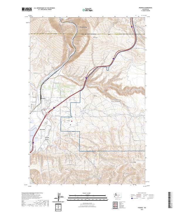 USGS Topographic Map – Pomona