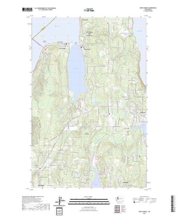 USGS Topographic Map – Port Gamble