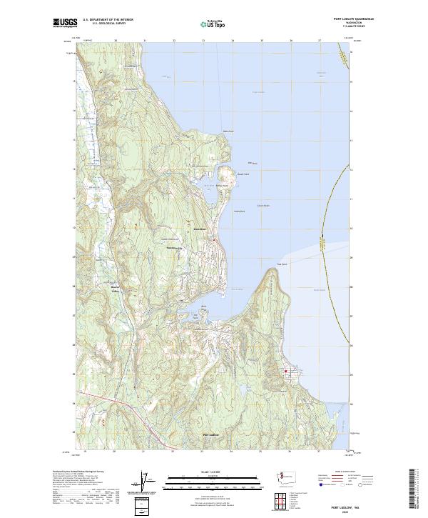 USGS Topographic Map – Port Ludlow