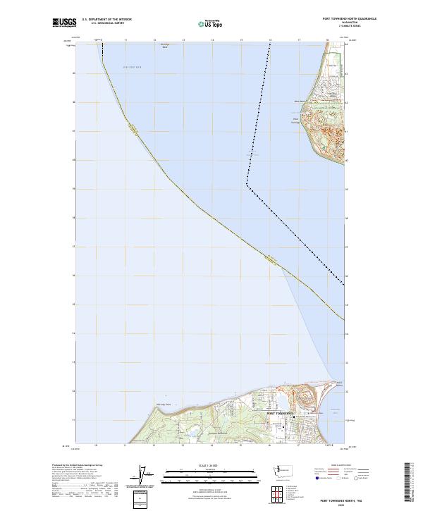 USGS Topographic Map – Port Townsend North