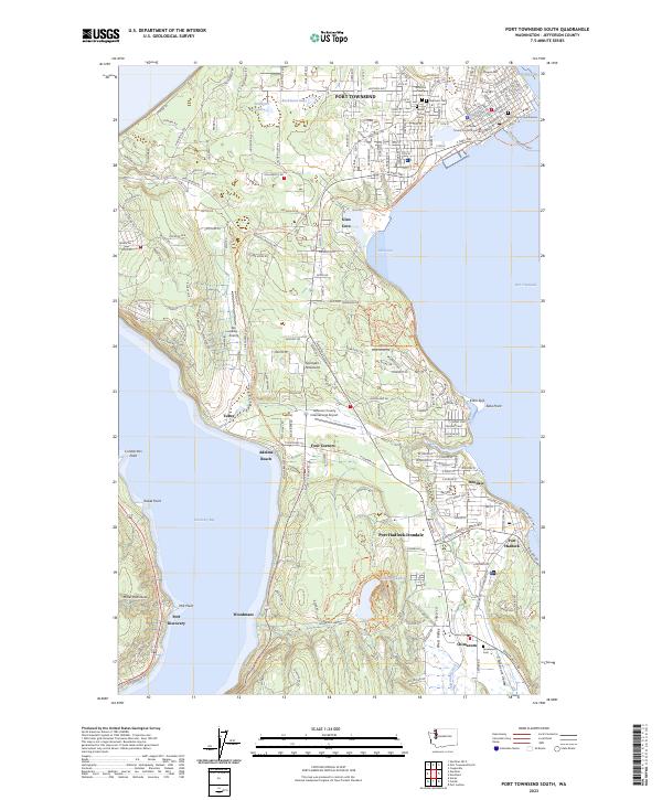 USGS Topographic Map – Port Townsend South