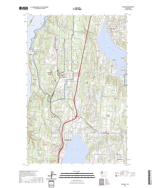 USGS Topographic Map – Poulsbo