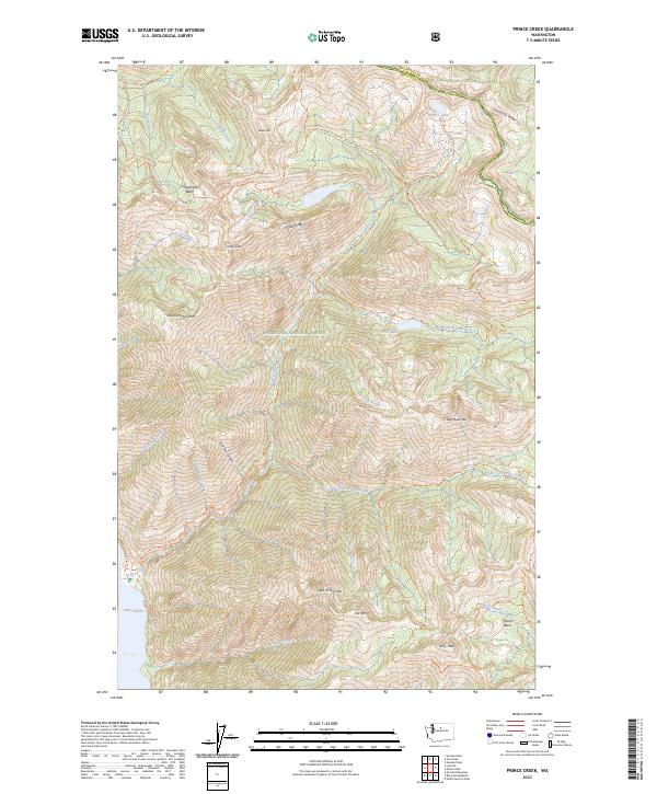 USGS Topographic Map – Prince Creek