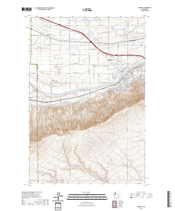 USGS Topographic Map – Prosser