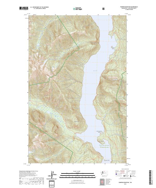 USGS Topographic Map – Pumpkin Mountain