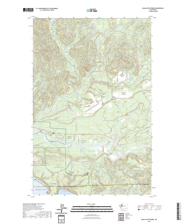 USGS Topographic Map – Quillayute Prairie