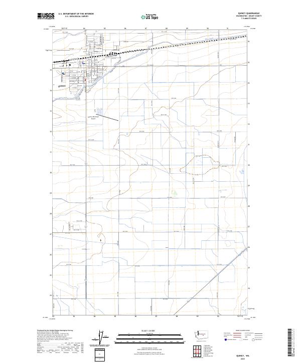 USGS Topographic Map – Quincy