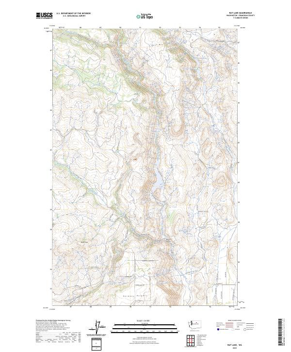USGS Topographic Map – Rat Lake