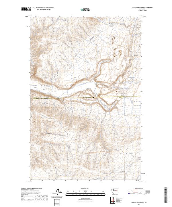 USGS Topographic Map – Rattlesnake Springs