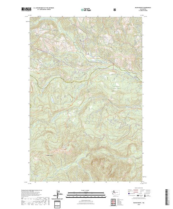 USGS Topographic Map – Raven Roost