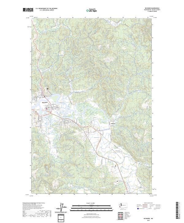 USGS Topographic Map – Raymond