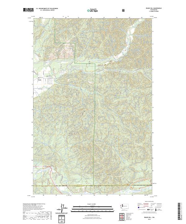 USGS Topographic Map – Reade Hill