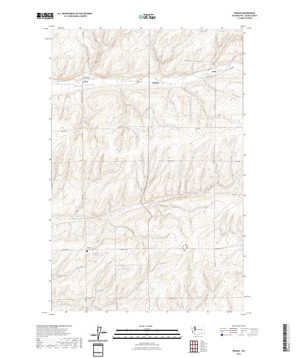 USGS Topographic Map – Reiman