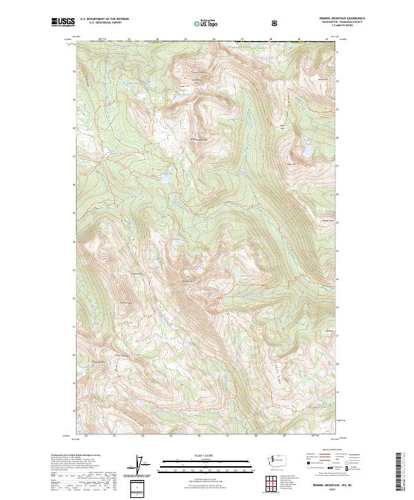 USGS Topographic Map – Remmel Mountain