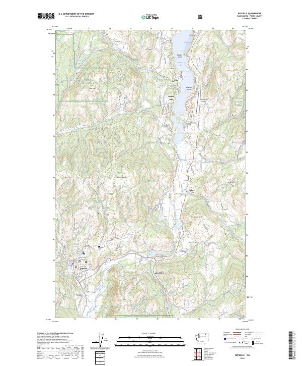 USGS Topographic Map – Republic