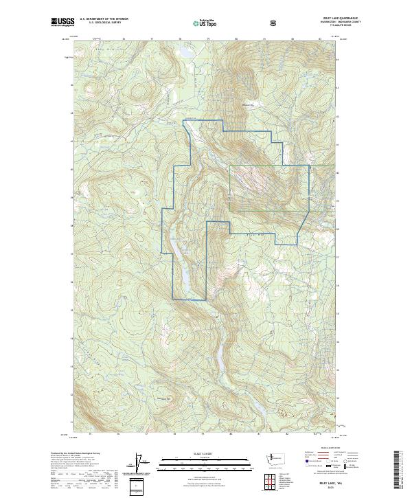 USGS Topographic Map – Riley Lake