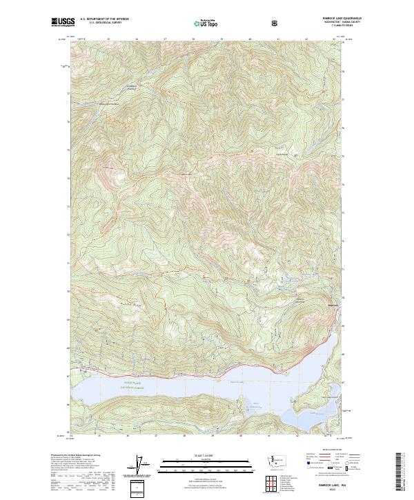 USGS Topographic Map – Rimrock Lake