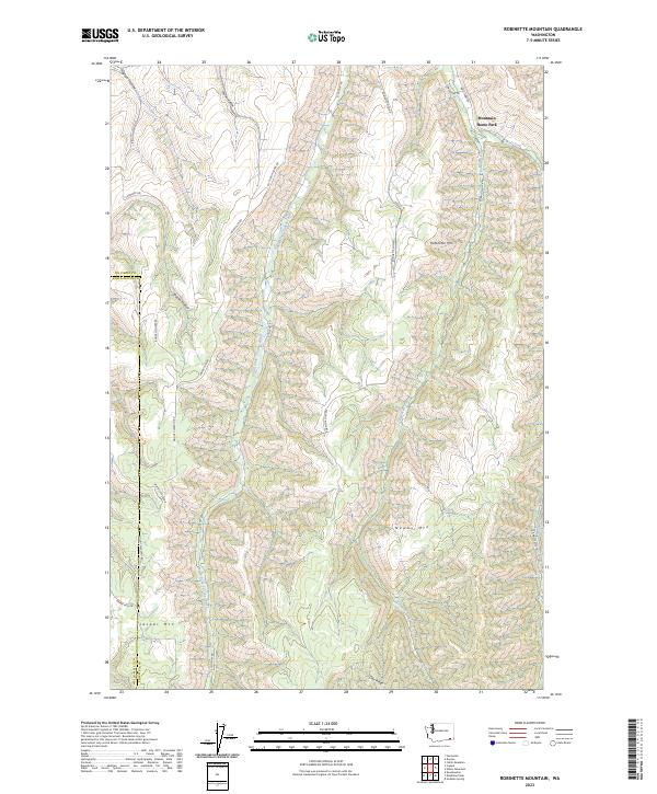 USGS Topographic Map – Robinette Mountain