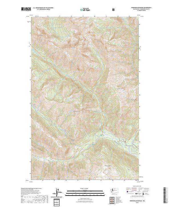USGS Topographic Map – Robinson Mountain