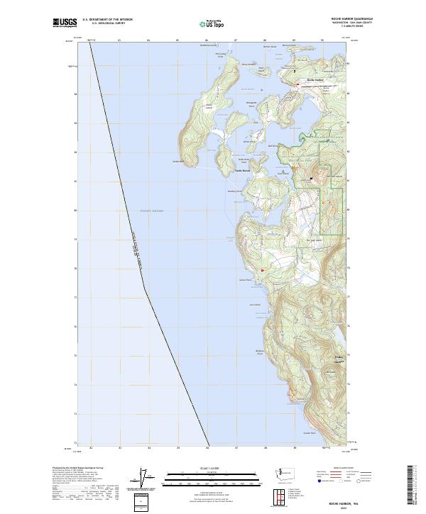 USGS Topographic Map – Roche Harbor
