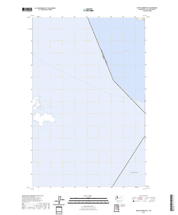 2023 Map of Roche Harbor OE S, 2023 Print