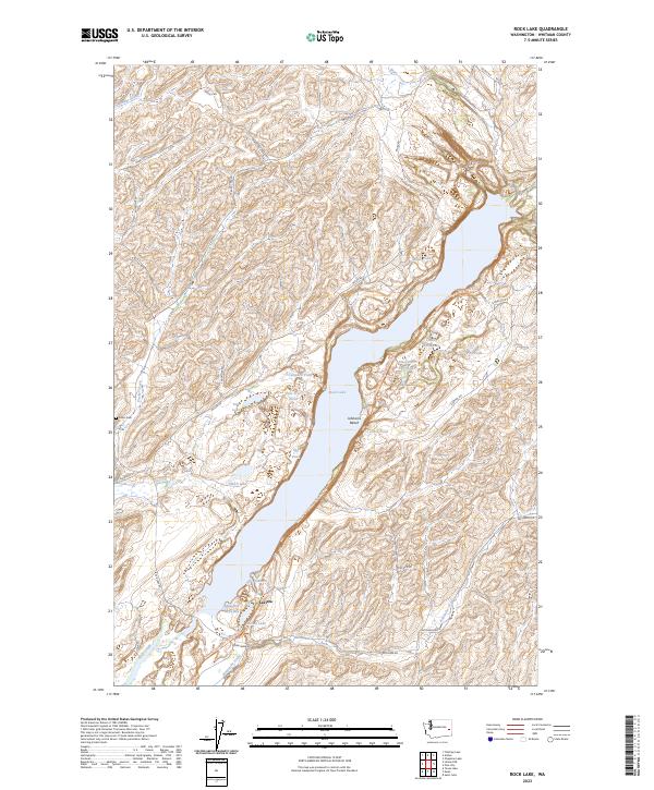USGS Topographic Map – Rock Lake