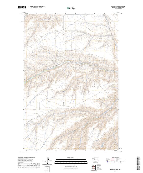USGS Topographic Map – Rockpile Creek