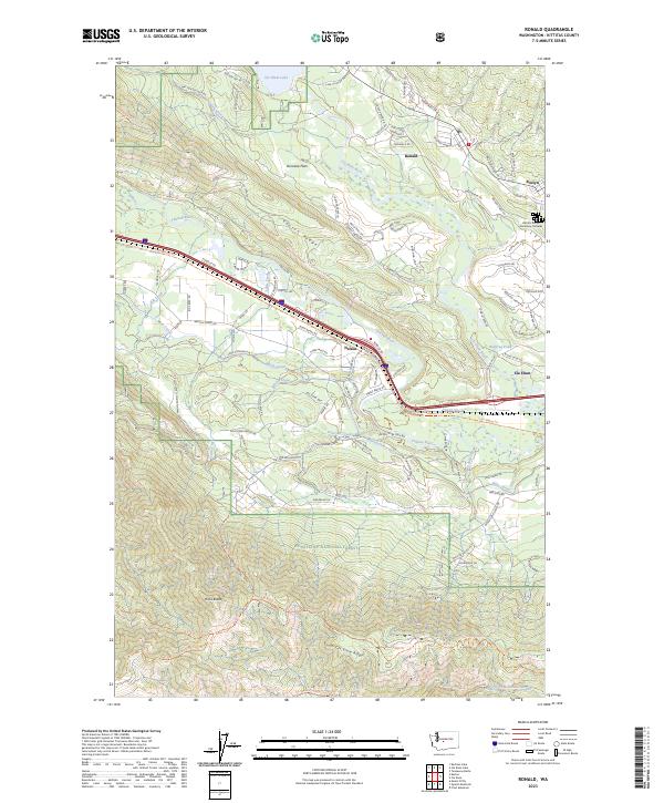 USGS Topographic Map – Ronald