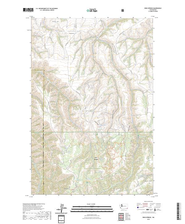 USGS Topographic Map – Rose Springs