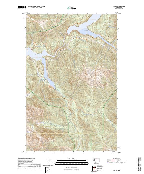 USGS Topographic Map – Ross Dam