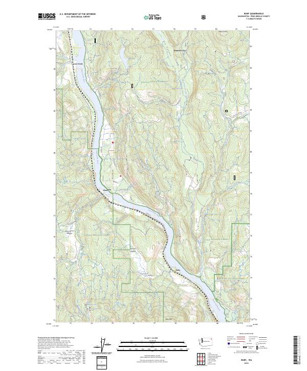 USGS Topographic Map – Ruby
