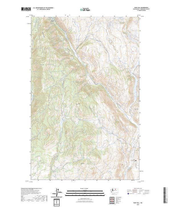 USGS Topographic Map – Ruby Hill