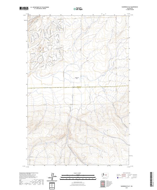USGS Topographic Map – Sagebrush Flat