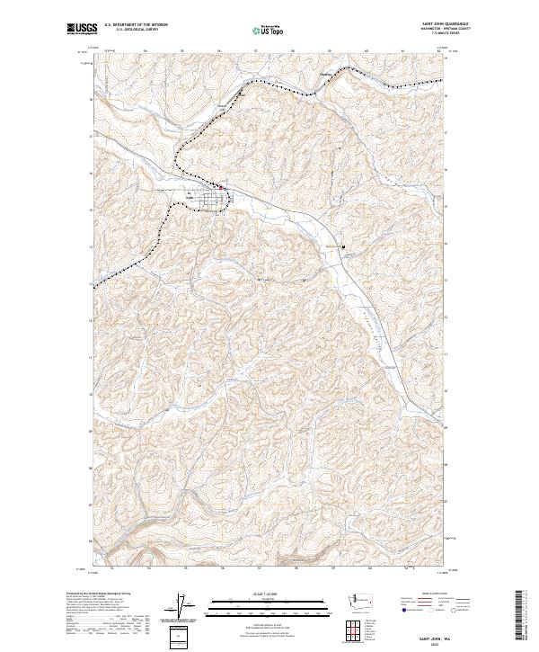 USGS Topographic Map – Saint John