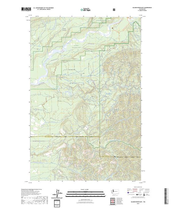USGS Topographic Map – Salmon River East