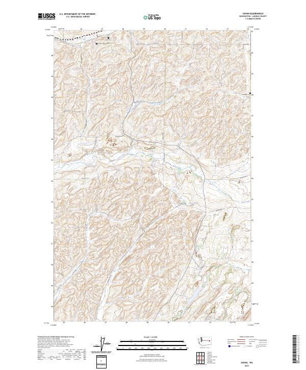 USGS Topographic Map – Sassin