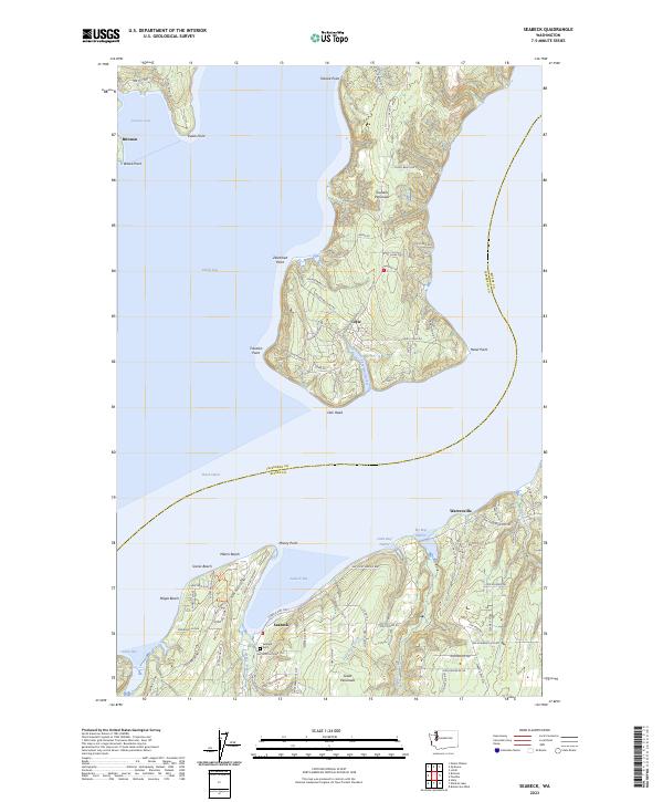 USGS Topographic Map – Seabeck