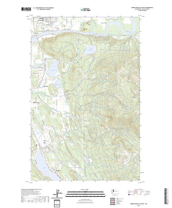 USGS Topographic Map – Sedro-Woolley South