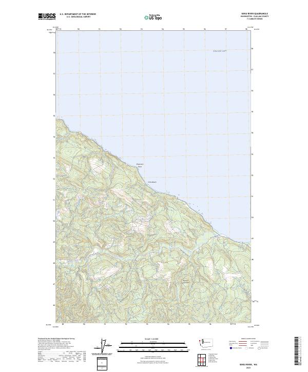 USGS Topographic Map – Sekiu River