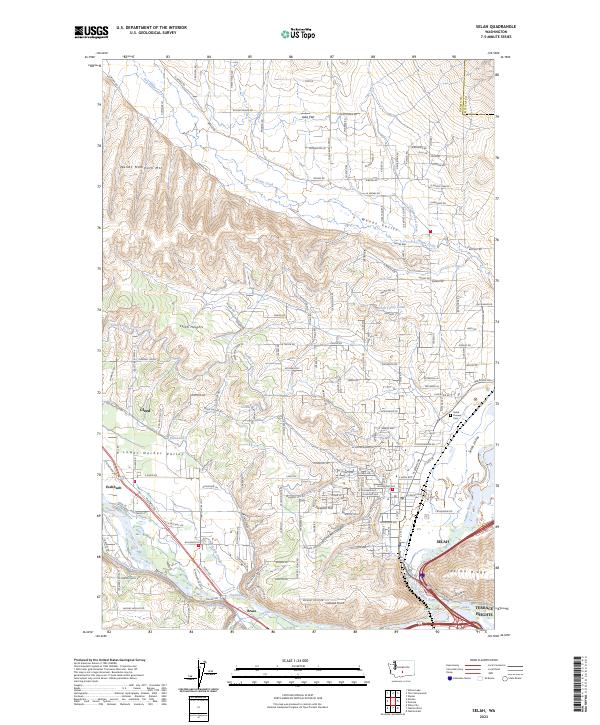 USGS Topographic Map – Selah