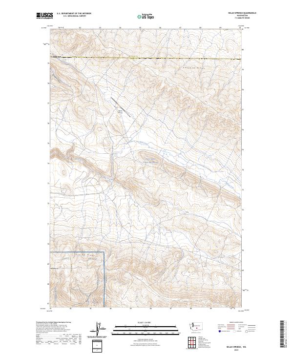 USGS Topographic Map – Selah Springs