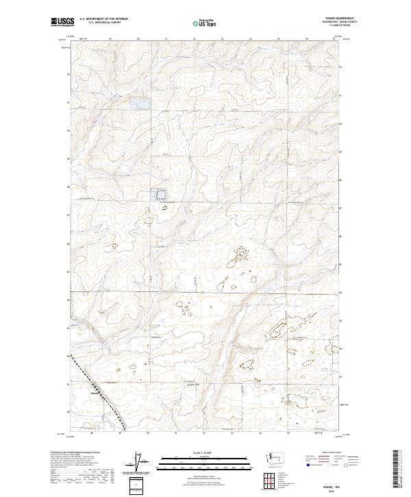 USGS Topographic Map – Shano
