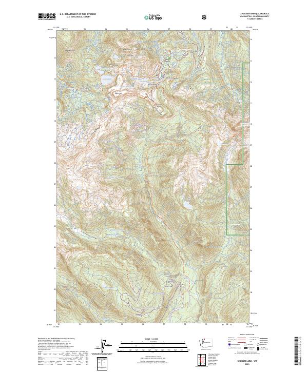 USGS Topographic Map – Shuksan Arm