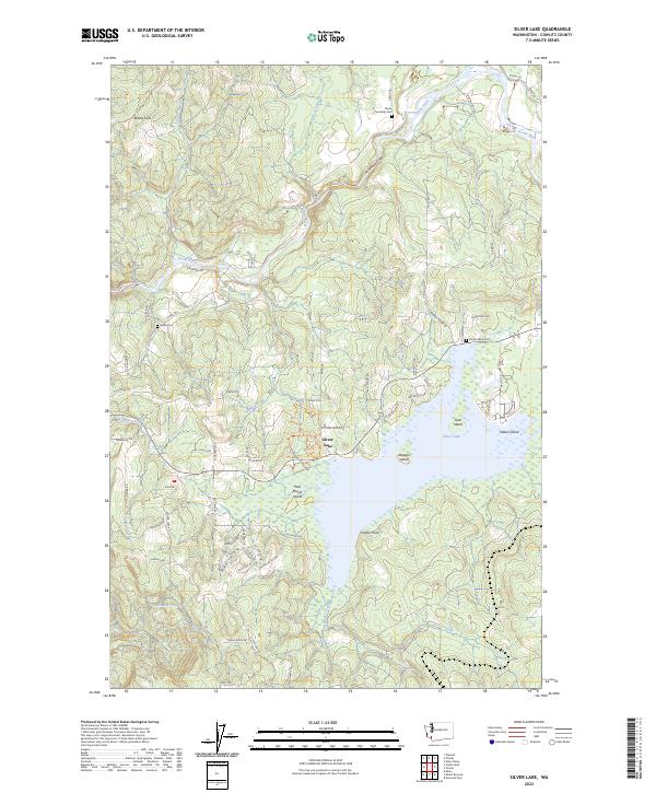 USGS Topographic Map – Silver Lake