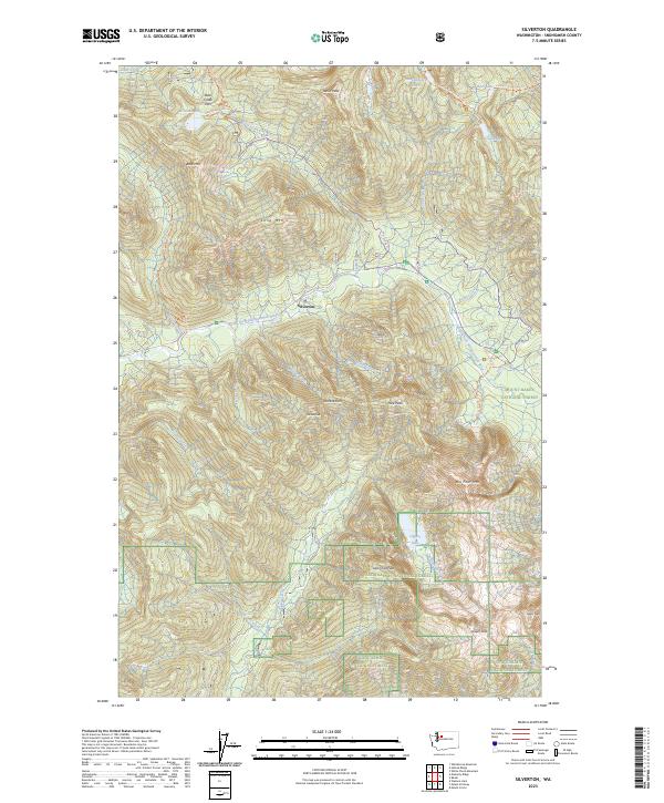 USGS Topographic Map – Silverton
