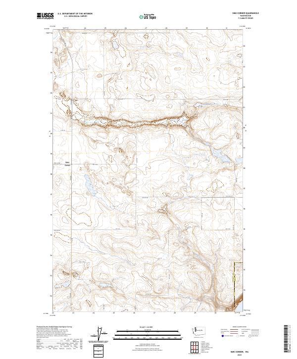 USGS Topographic Map – Sims Corner