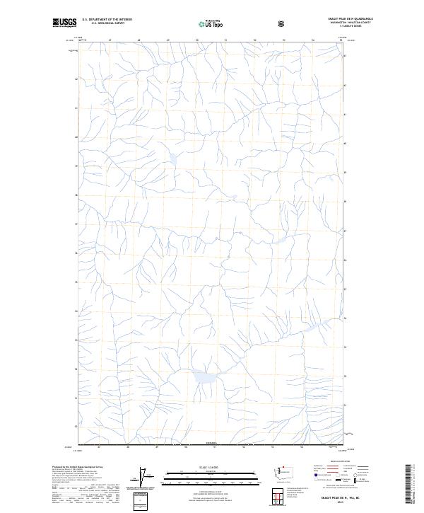 2023 Map of Skagit Peak OE N, 2023 Print