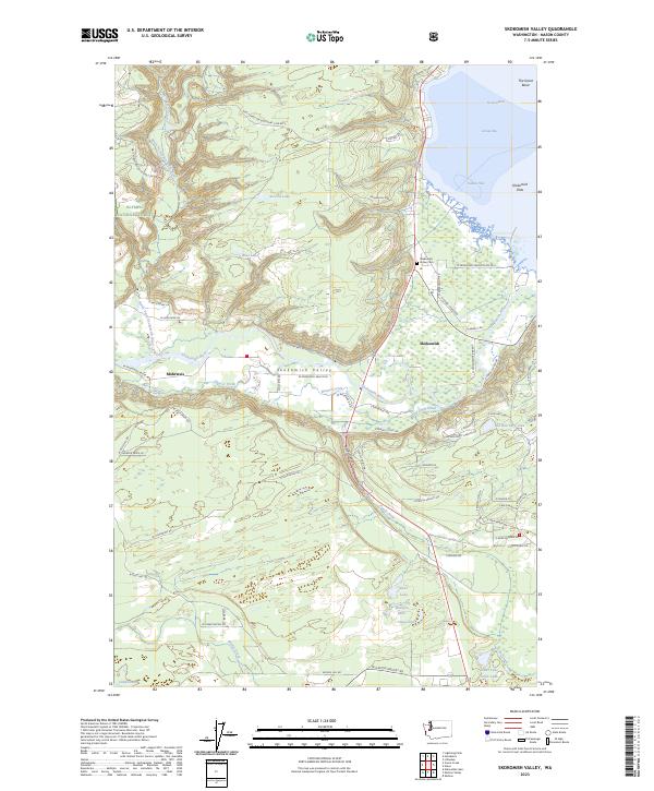 USGS Topographic Map – Skokomish Valley