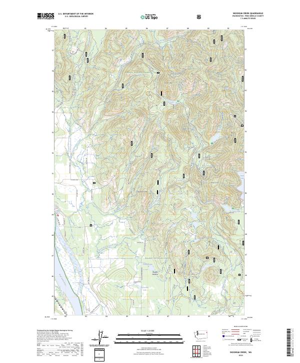 USGS Topographic Map – Skookum Creek